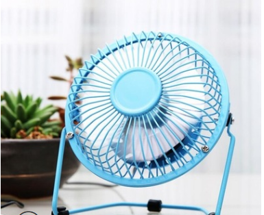 4-Inch Mini Electric Fan, Ultra-Quiet for Cooling