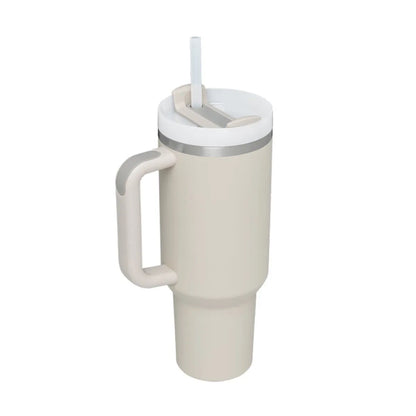 Stainless Steel Spill Proof 40 oz Straw Insulated Tumbler