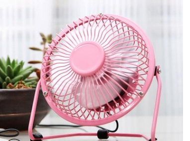 4-Inch Mini Electric Fan, Ultra-Quiet for Cooling