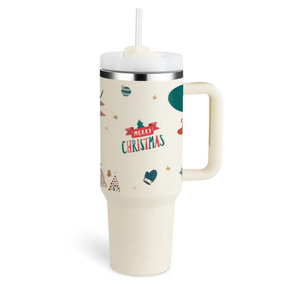 Stainless Steel Spill Proof 40 oz Straw Insulated Tumbler