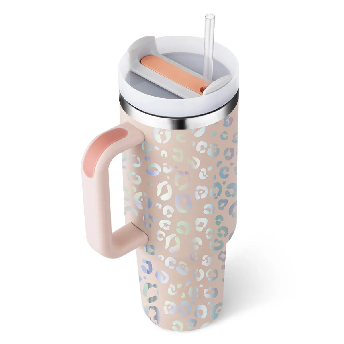Stainless Steel Spill Proof 40 oz Straw Insulated Tumbler