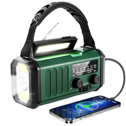 Emergency Solar Hand Crank Flashlight Radio