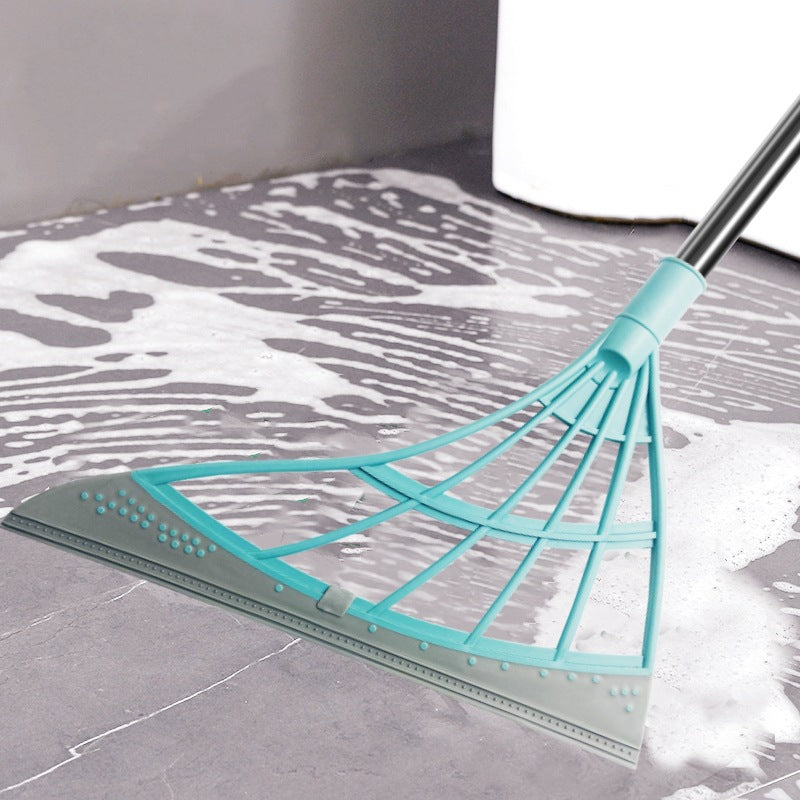 Silicone Floor Broom and Wiper for Pet Hair Cleaning