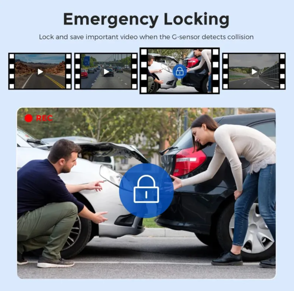 4K WiFi Night Vision Car Security Camera