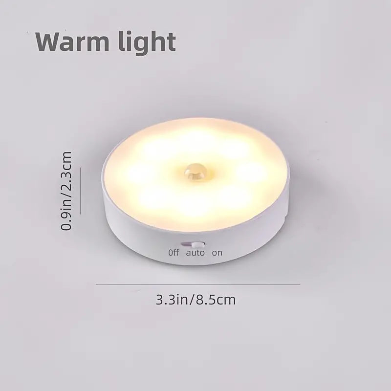 Rechargeable Cordless LED Night Light with Sensor