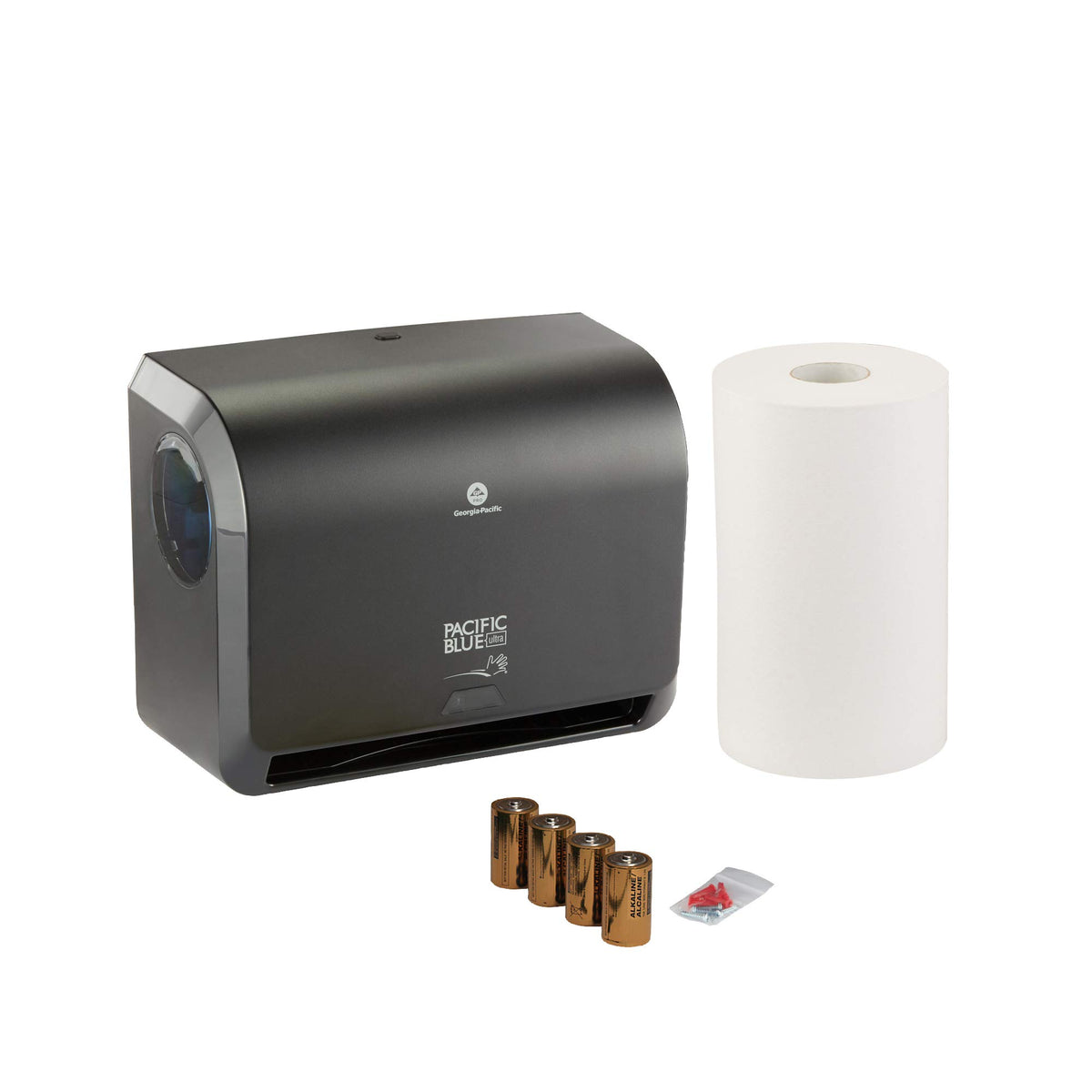 Pacific Blue Ultra Mini Dispenser Trial Kit Includes 9" Paper Towel Roll and Automated Dispenser 54519 by Georgia-Pacific