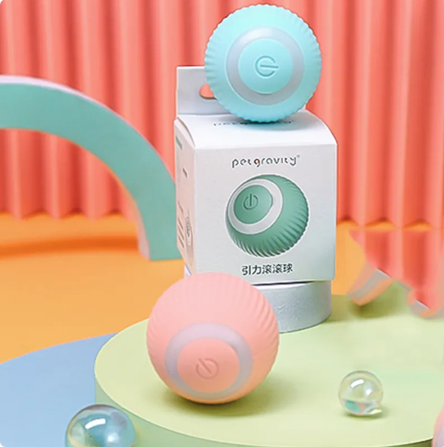 Smart Interactive Cat Teaser Ball - Self-Relieving Rolling Toy