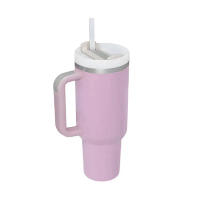 Stainless Steel Spill Proof 40 oz Straw Insulated Tumbler