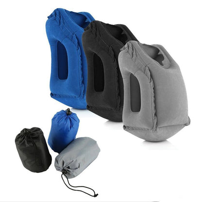 Inflatable Travel Pillow for Sleeping and Support