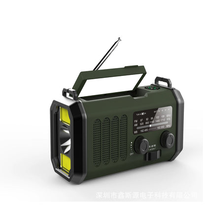 Emergency Solar Hand Crank Flashlight Radio